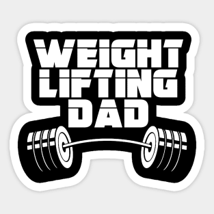 Weightlifting Dad Sticker